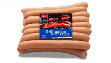 Store Grillpølser 960 gram fra Hvidebæk