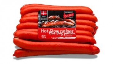 Store Hotdog pølser 960gram fra Hvidebæk