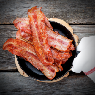 Luksus Bacon i skiver - 1KG.