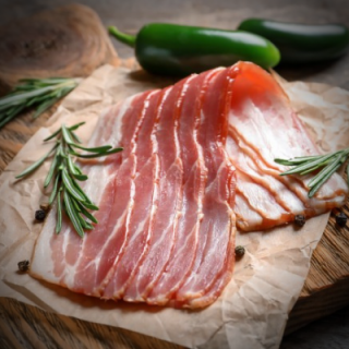 Luksus Bacon i skiver - 1KG.